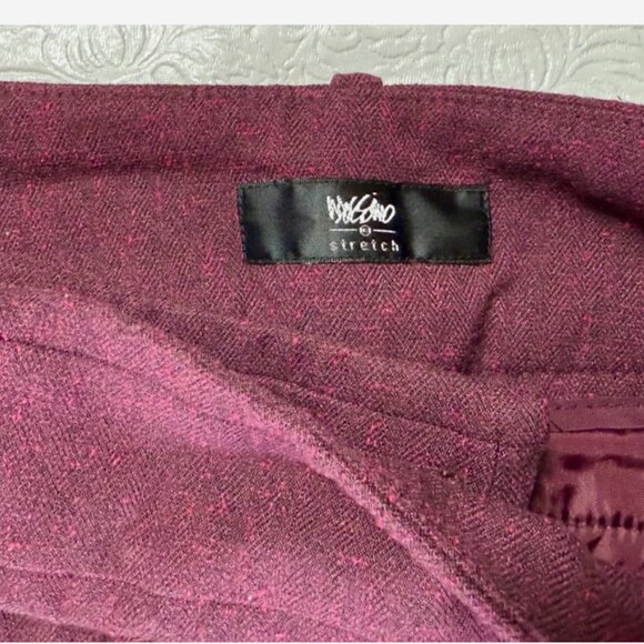 Mossimo Women’s Eggplant Purple Stretch Dress Pants Size 2 Fit 3 Career Business - Picture 3 of 6